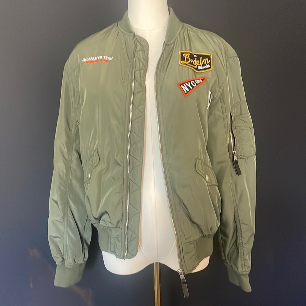 H&M bomber jacket with patches